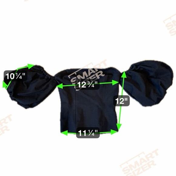 FREE PEOPLE X REVOLVE Ever After Off Shoulder Puff Sleeve Top In Black EUC Small - Picture 10 of 10